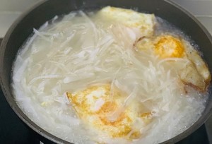 萝卜荷包蛋汤的功效