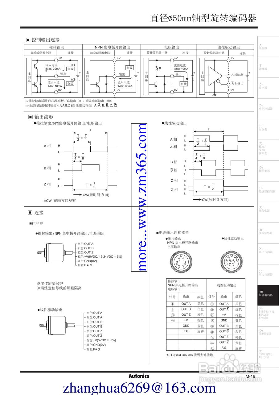 Autonics旋转编码器使用说明书:[2]