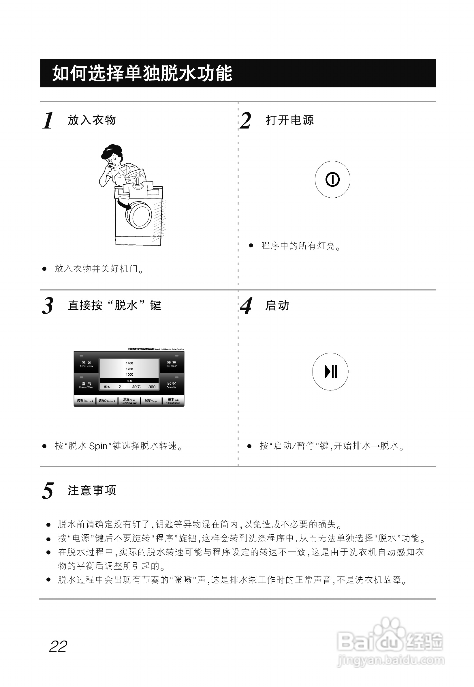 LG WD-F1495BDS洗衣机使用说明书:[3]