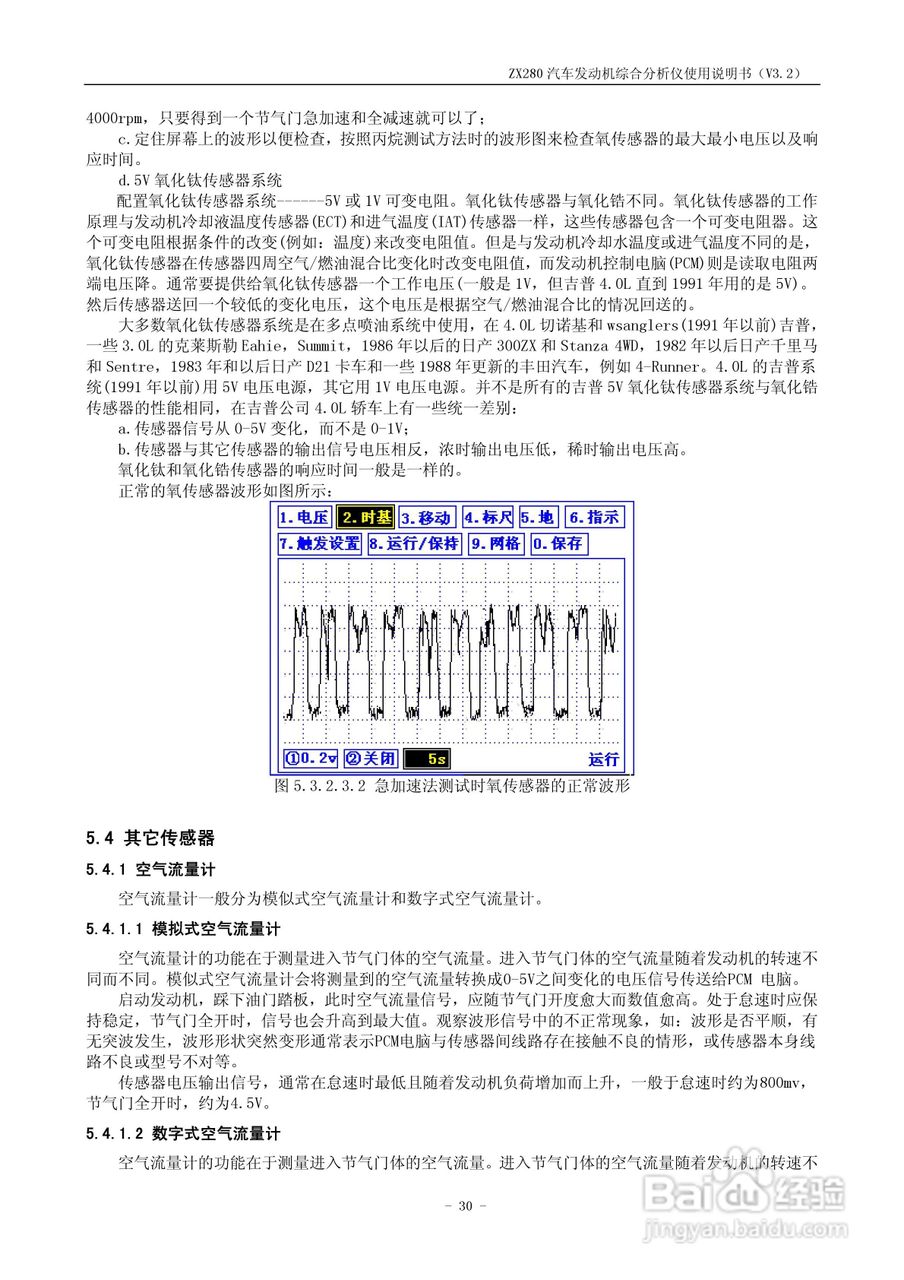 ZX280汽车发动机综合分析仪使用说明书:[4]