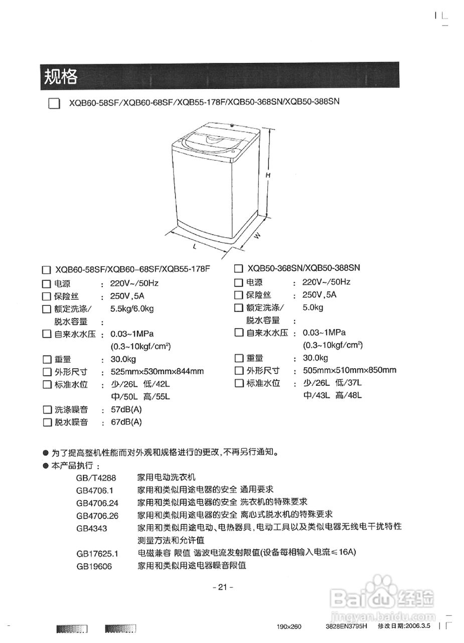 LG XQB60-58SF洗衣机使用说明书:[3]