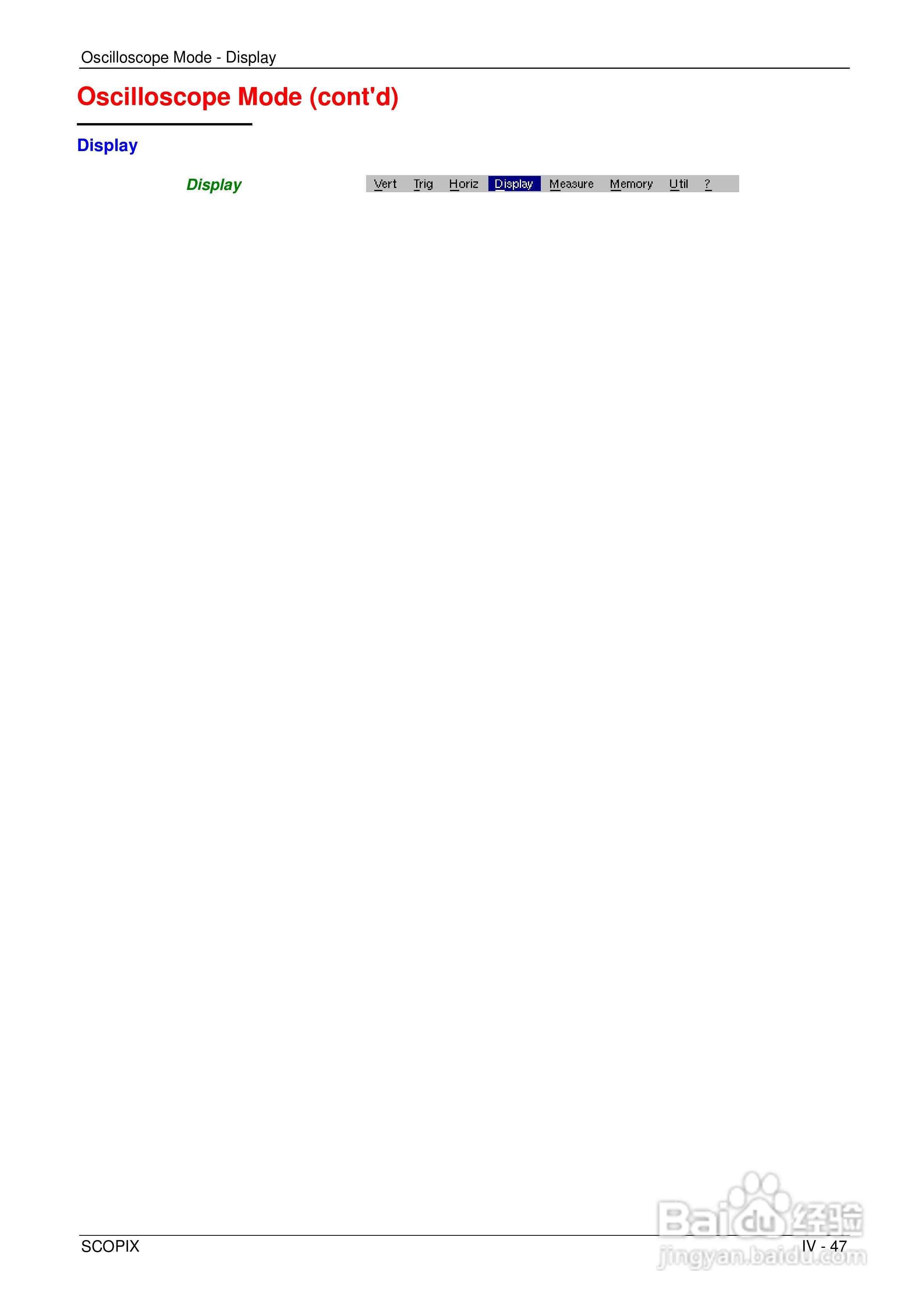 OX7204便携式数字存储示波器用户手册:[5]