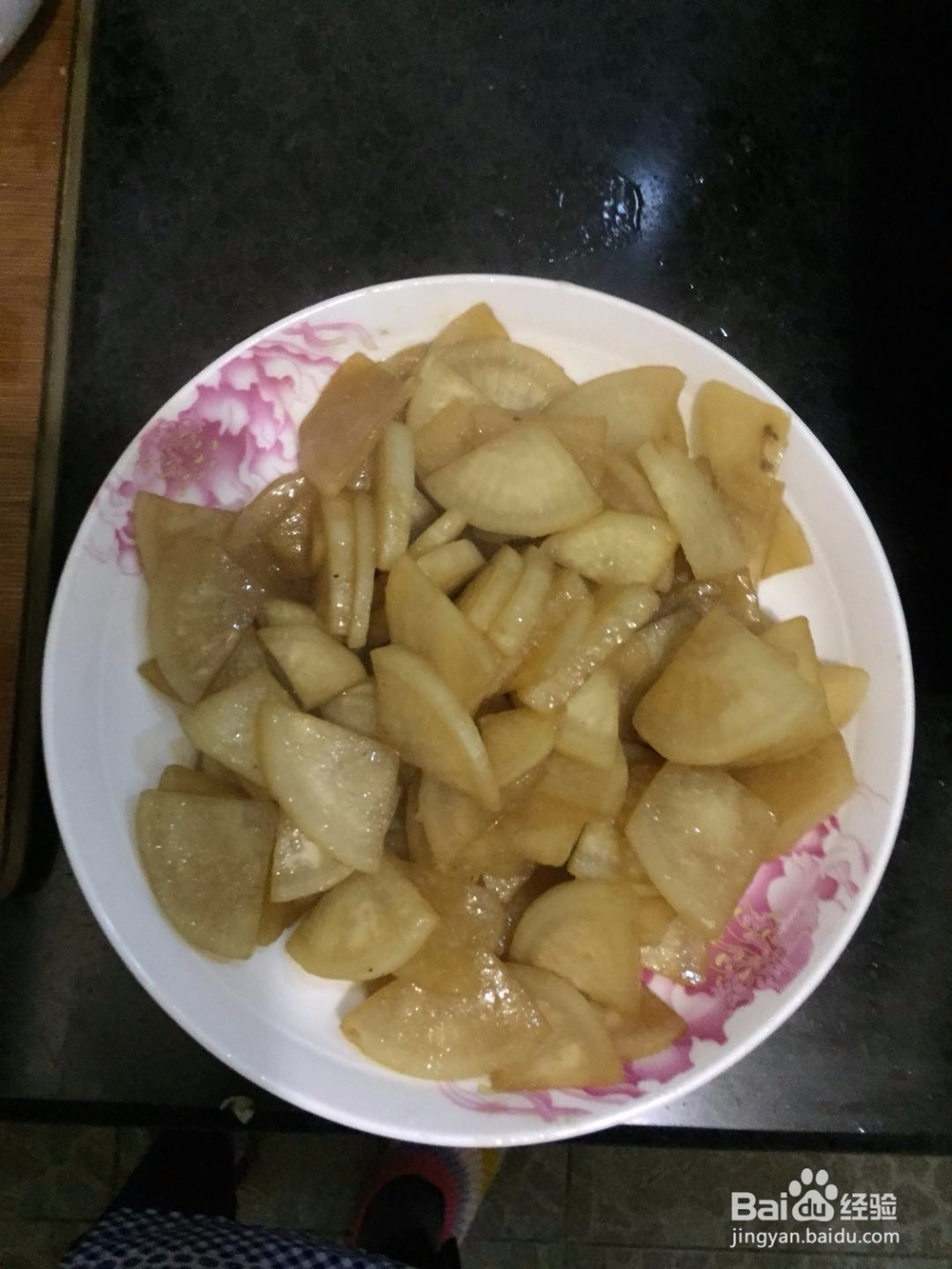 素炒萝卜片的做法