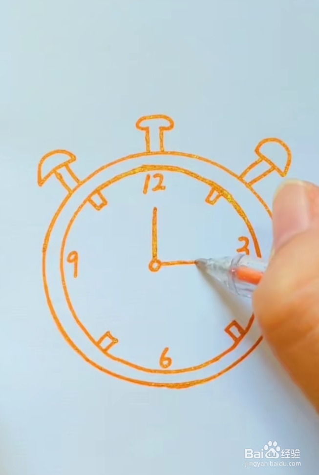 时钟表图片怎么画