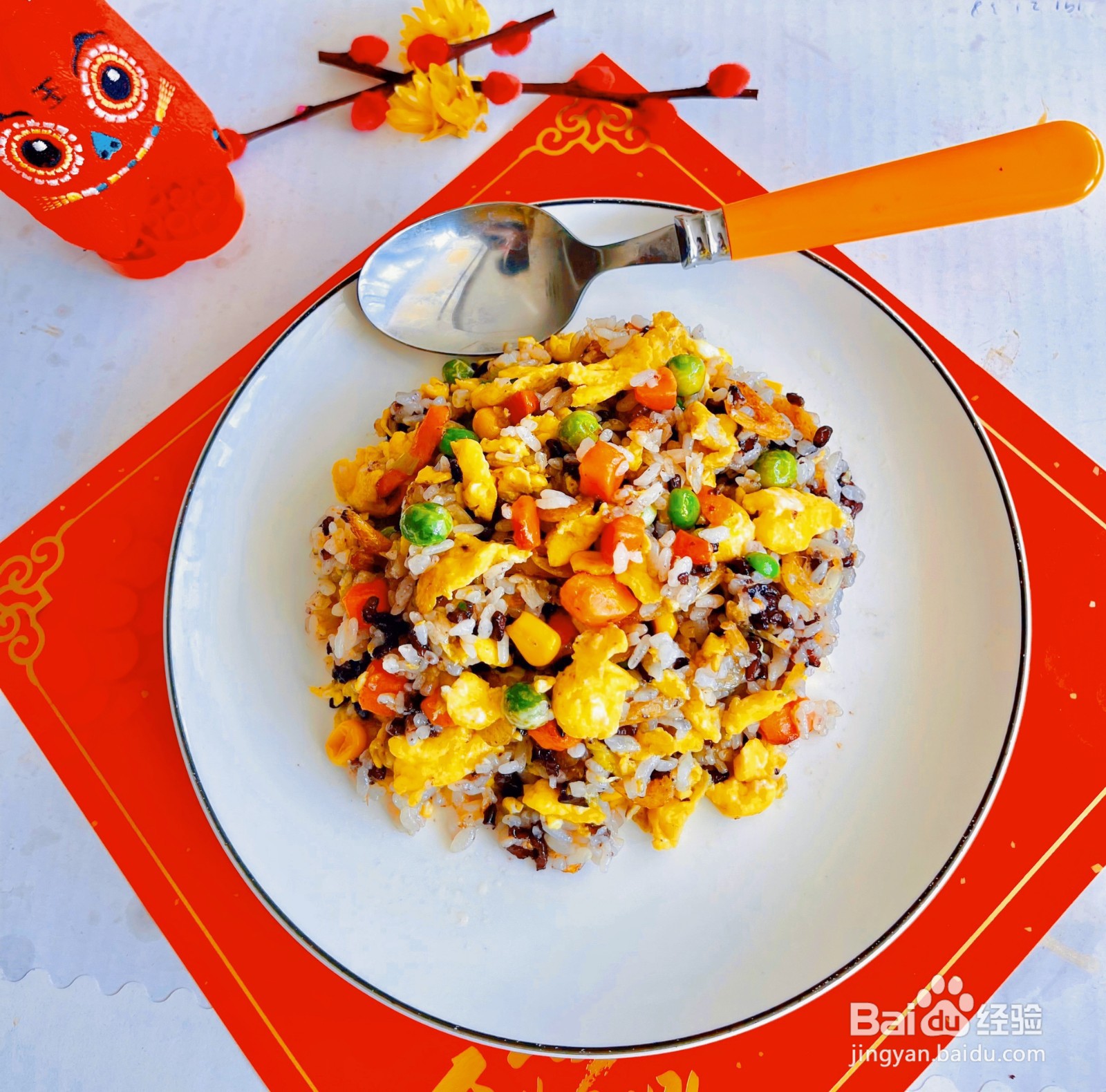 鸡蛋五彩饭怎么做
