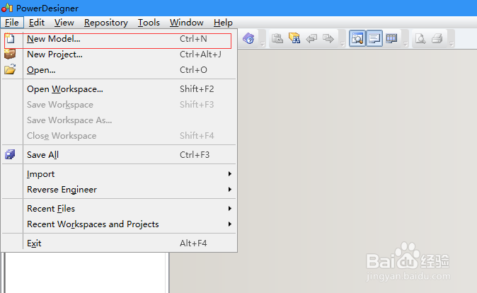 PowerDesigner逆向工程导入MYSQL数据库结构