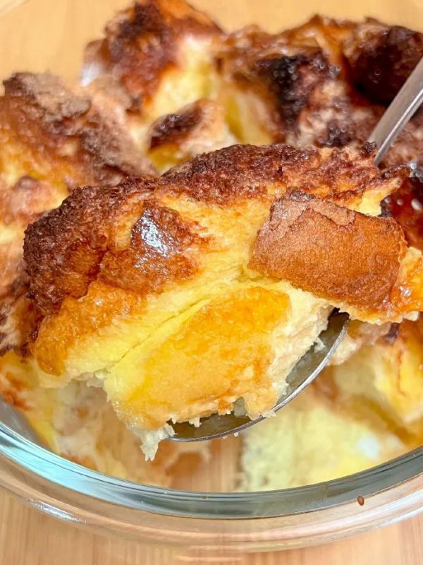 奶香焦糖吐司布丁