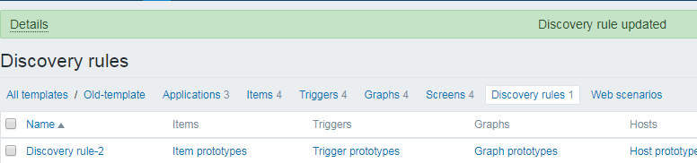 如何在zabbix的模板中修改发现规则？