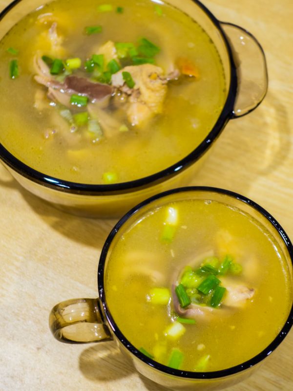 奶香椰汁猪肚鸡汤