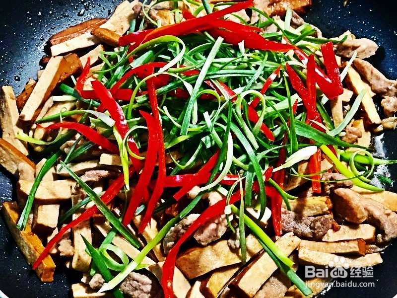 如何做豆干炒肉丝