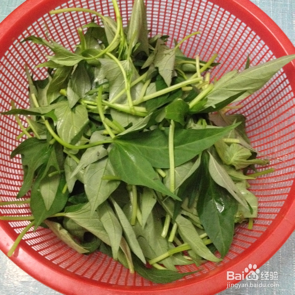 红薯叶怎么炒