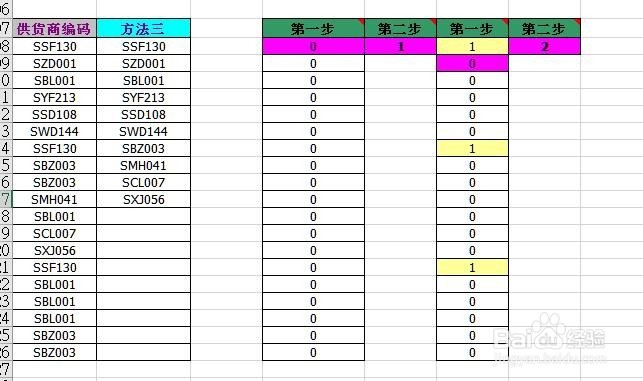 excel怎么用公式提取不重复的文本数据方法三