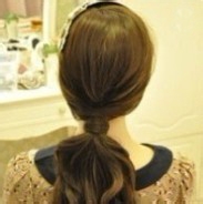 DIY俏皮马尾编发教程