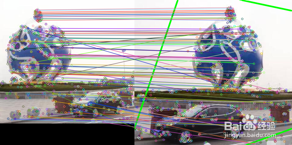 用SIFT算法检测图像特征并进行图像匹配