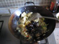 五彩炒馒头的做法