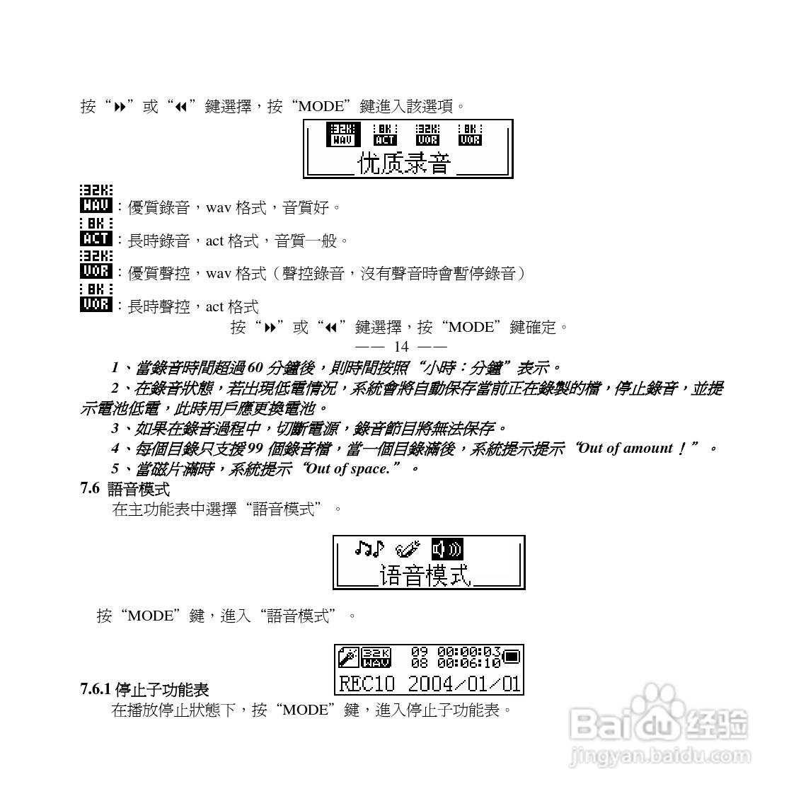 旺德电通WD-2902(5) MP3数位随身听说明书:[2]
