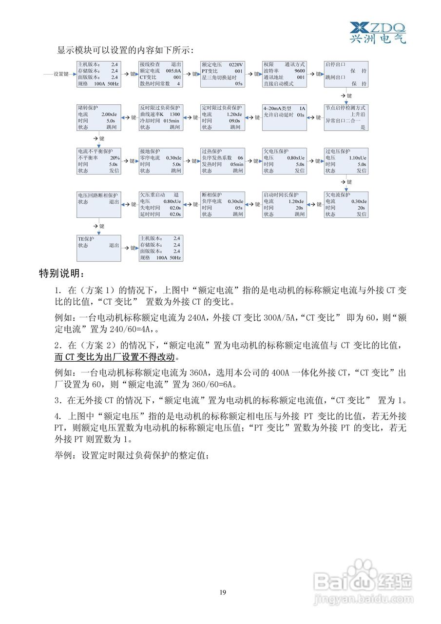 XZ-3000智能低压电动机保护控制器使用说明书V2:[2]
