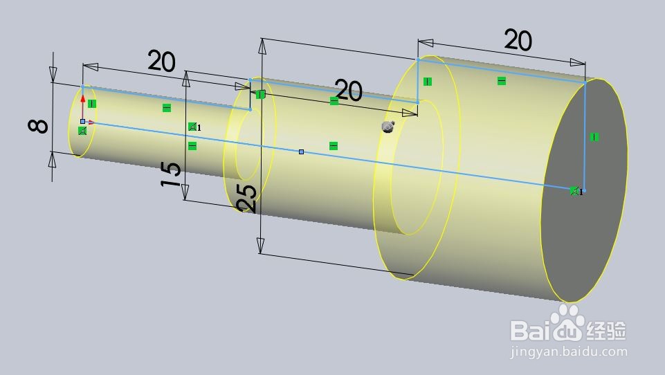 SolidWorks 自定义库特征--轴键槽
