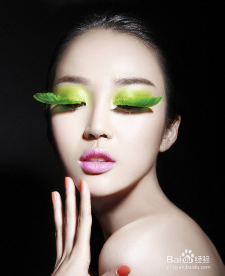 五种新娘时尚浮夸睫毛彩妆