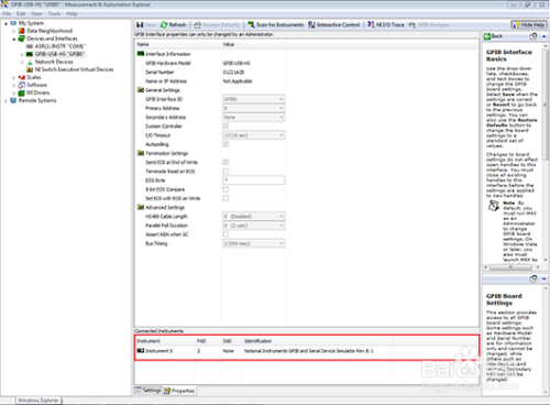 LabVIEW用NI-488.2 GPIB-USB-HS+建立通讯步骤。