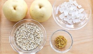 怎么做雪梨薏米桂花糖水