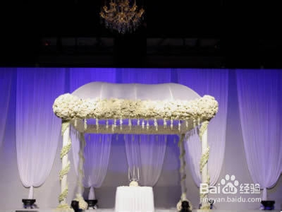 婚礼背景布设计搭建