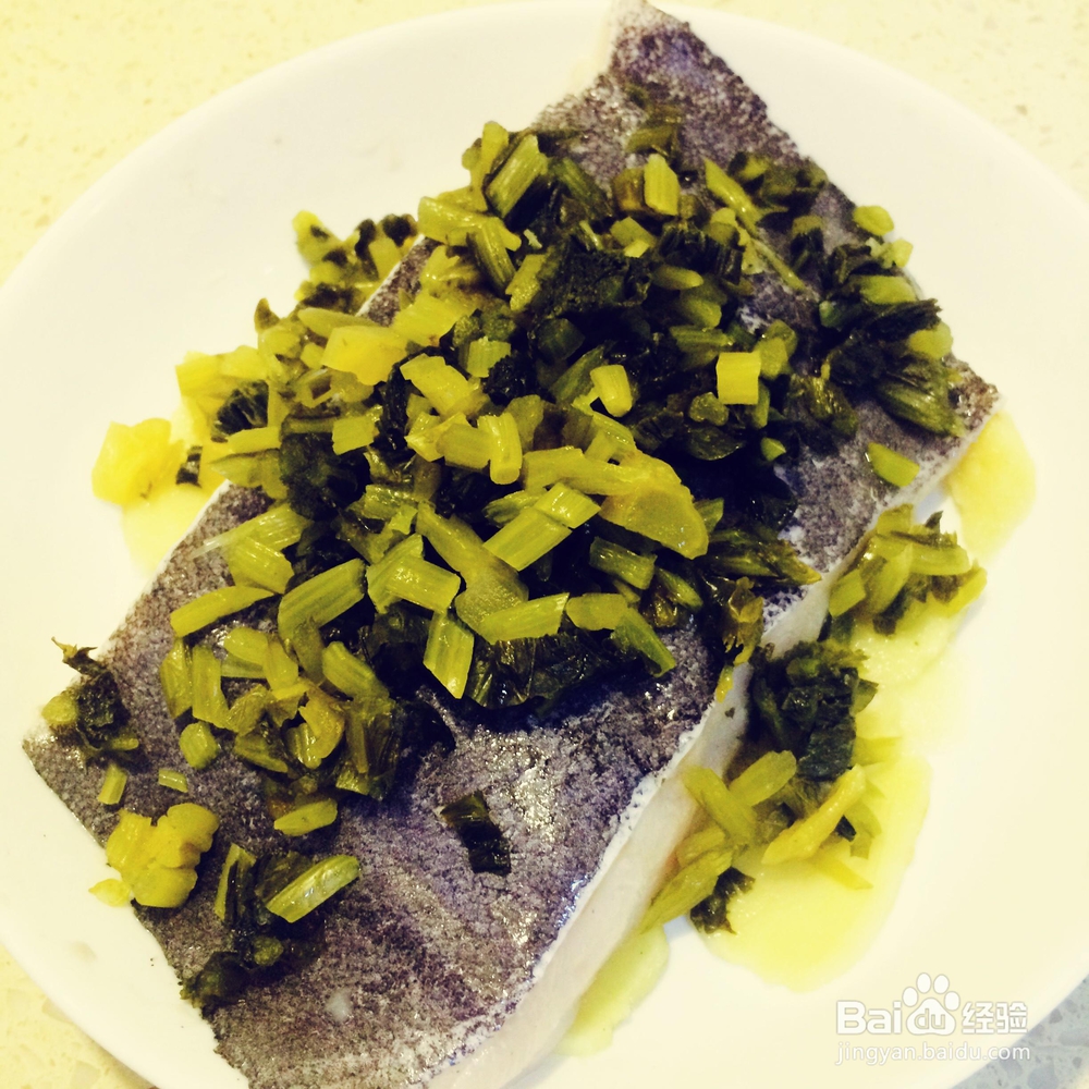 做出入味的雪菜鸦片鱼