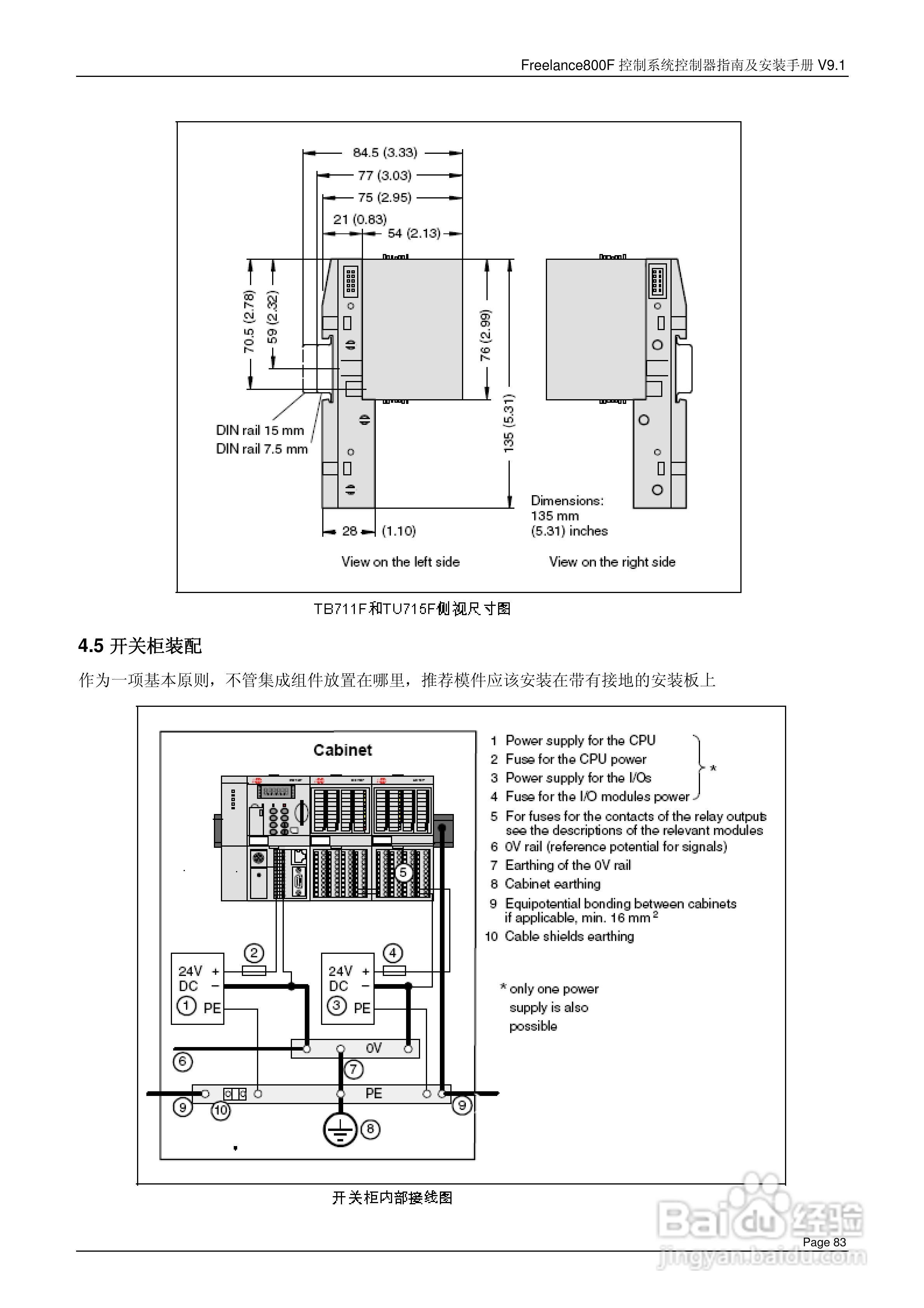 ABB Freelance800F 控制系统控制器指南及安装手册 V9.:[9]
