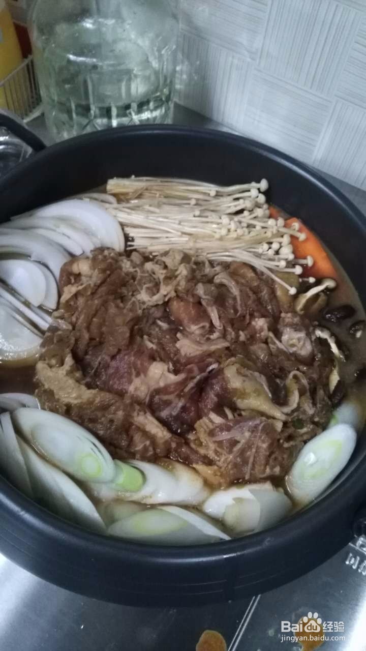 自己动手做韩式牛肉火锅