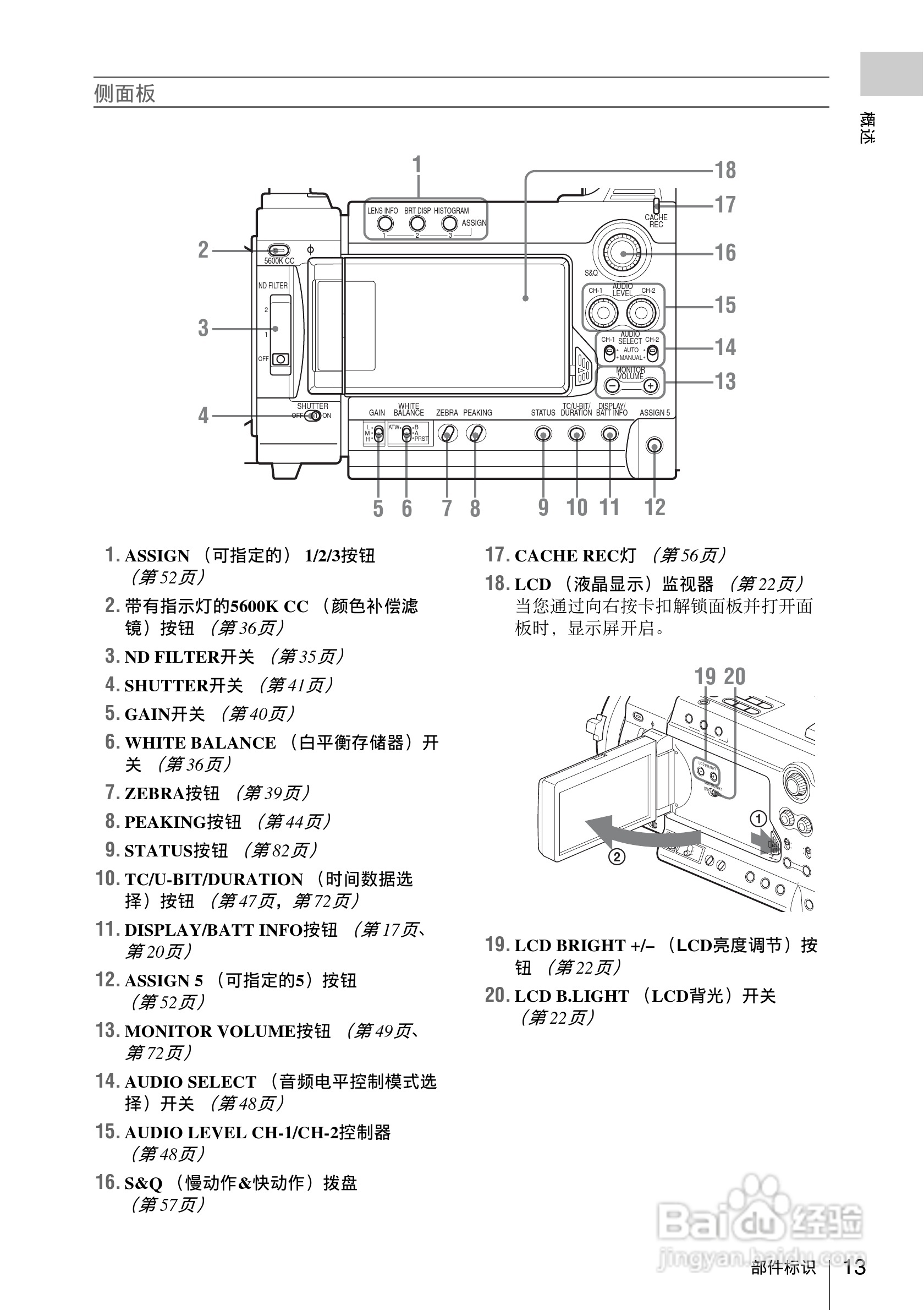 索尼SONY PMW-F3K(C)数码摄像机使用说明书:[2]