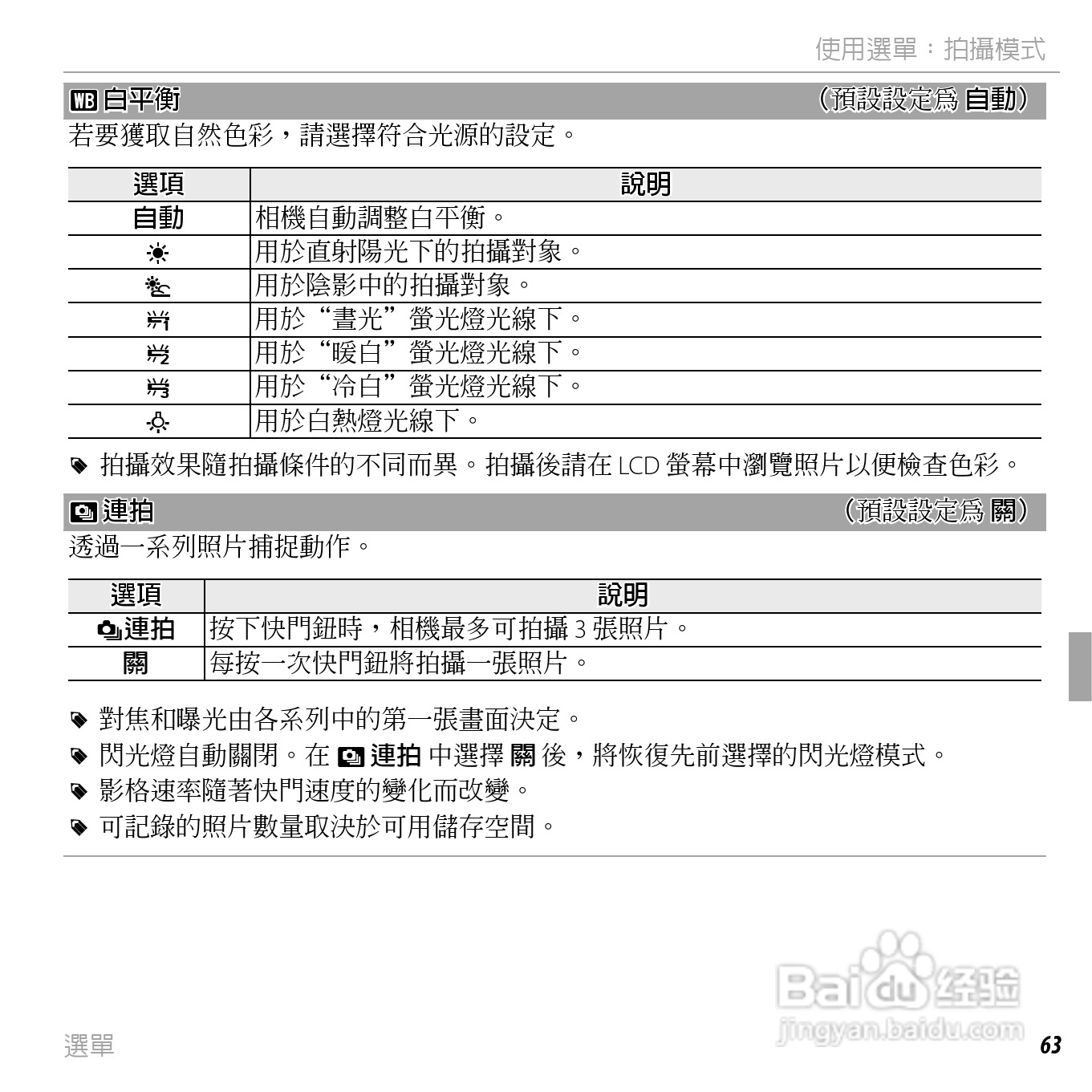 富士FinePix JX300数码相机使用说明书:[8]