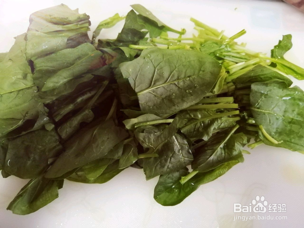 凉拌麻酱菠菜的做法