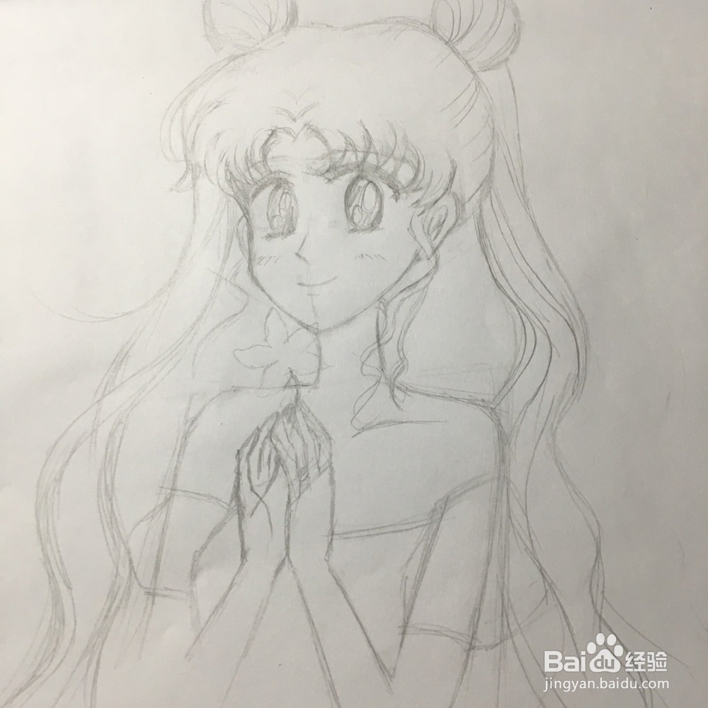 美少女战士月野兔怎么画?