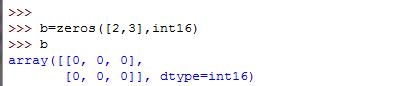 numpy函数：[9]zeros创建0矩阵