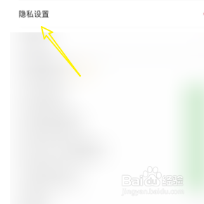 最右如何进入隐私设置