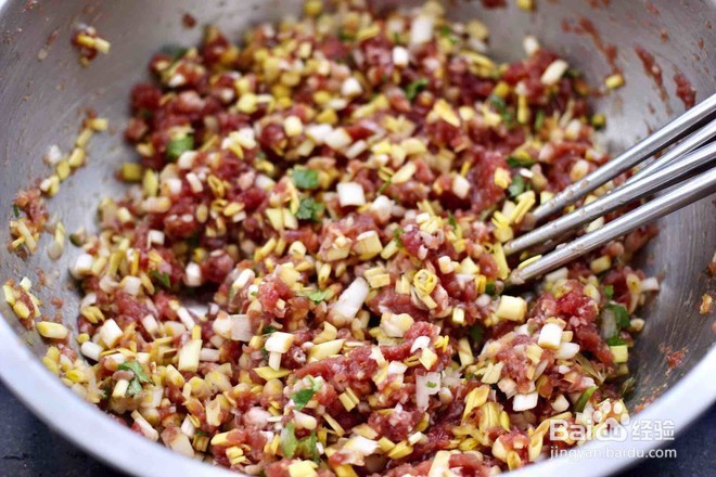 蒜黄肉饺子馅儿怎么调