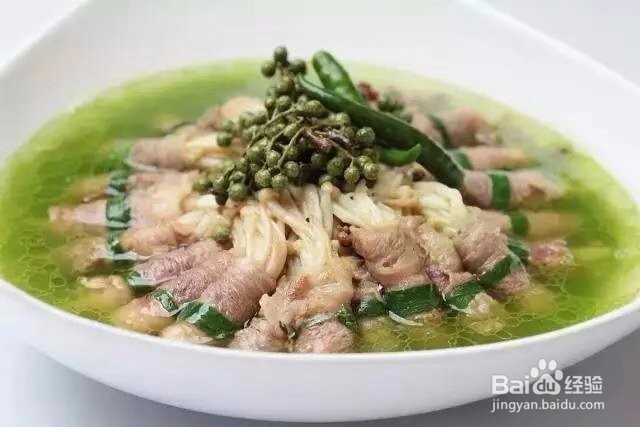 椒麻肥牛，椒麻口蘑