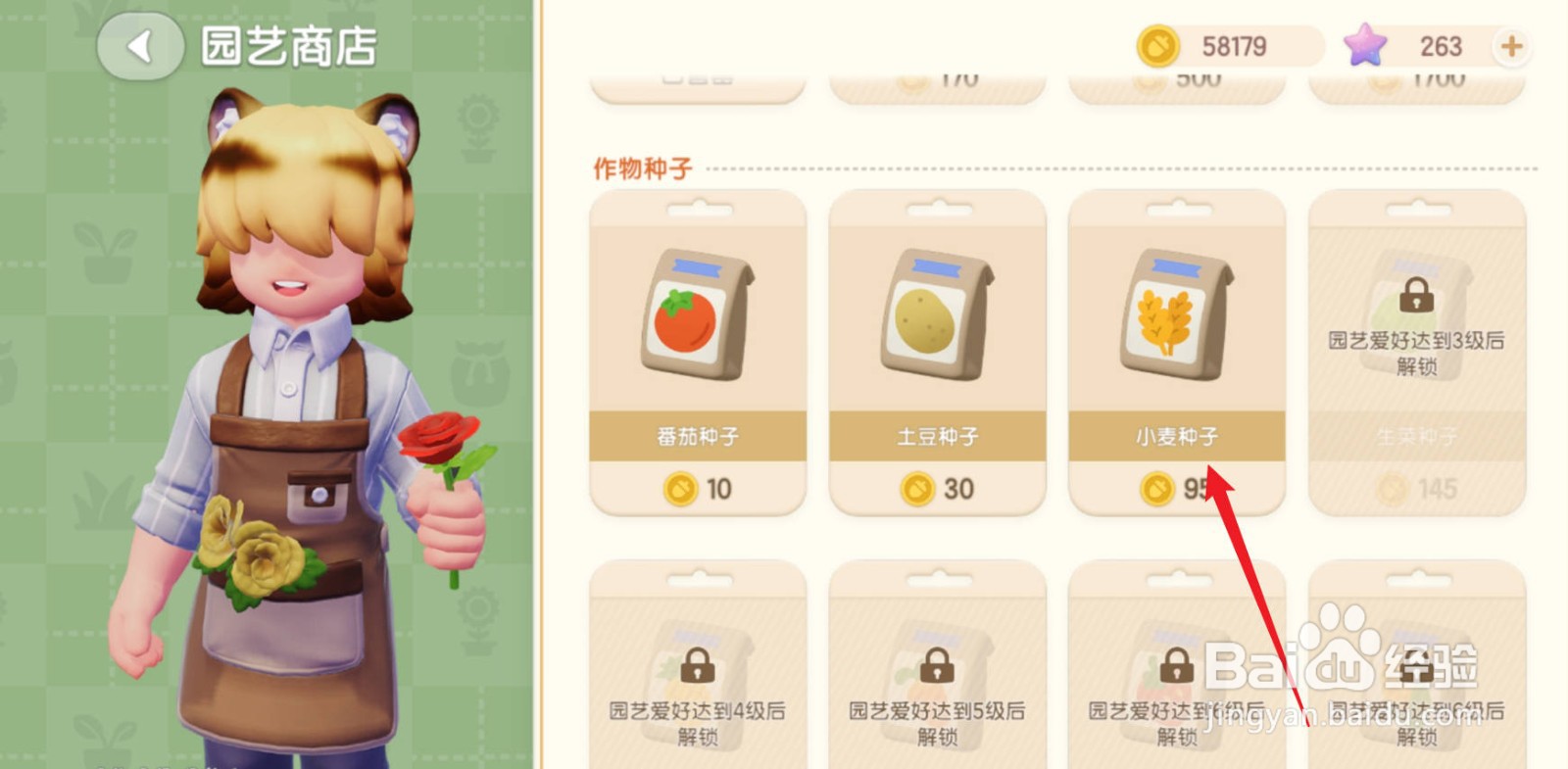 心动小镇小麦种子怎么获得