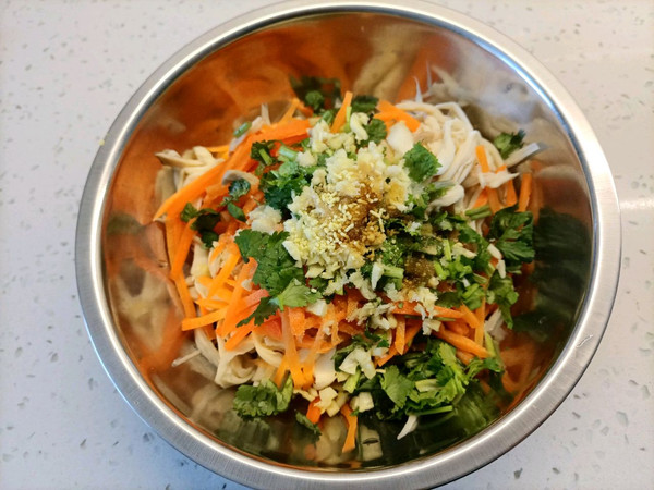 手撕凉拌杏鲍菇