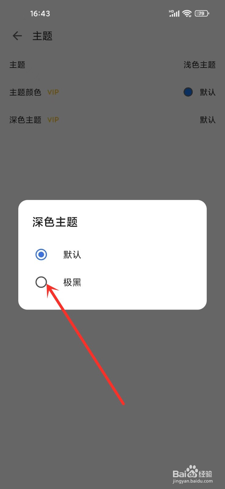 记得日子app极黑主题怎么开启