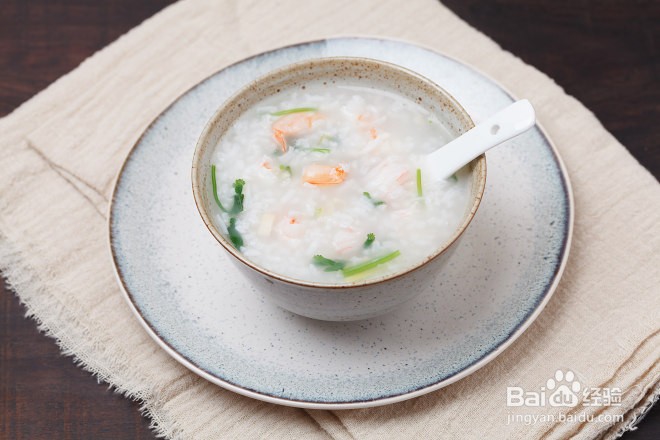 怎么做虾仁干贝粥