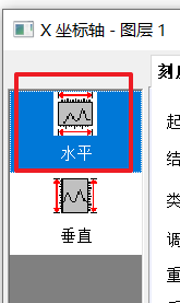 Origin中如何不显示坐标轴中的次刻度