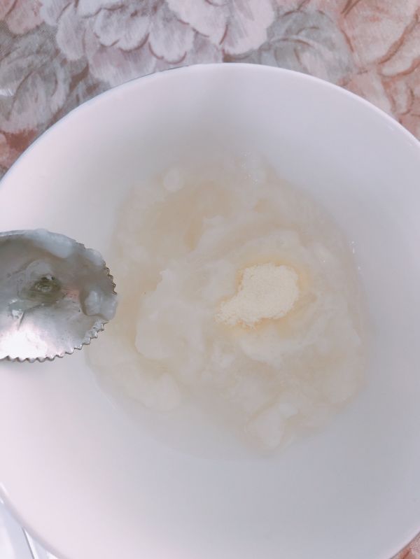奶香蓝莓山药泥