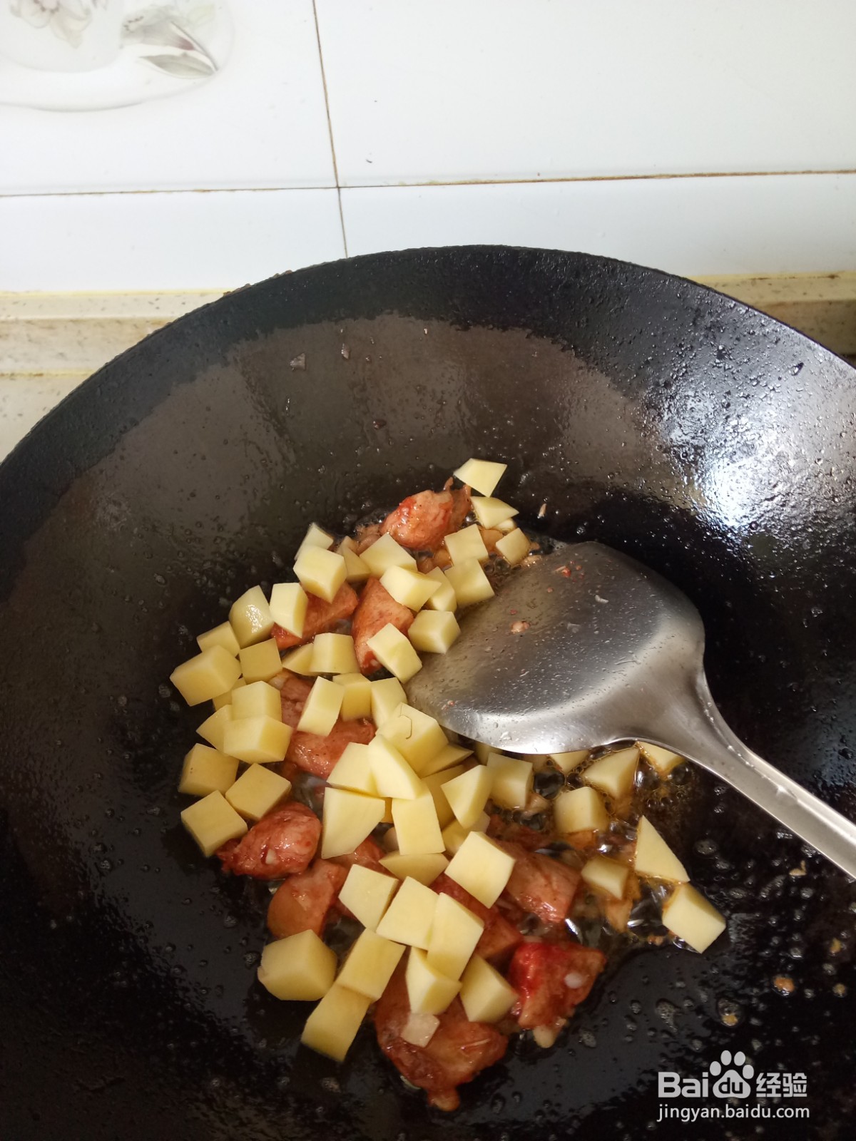 豆角土豆鸡胸肉焖饭