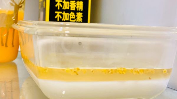 水晶椰汁桂花糕