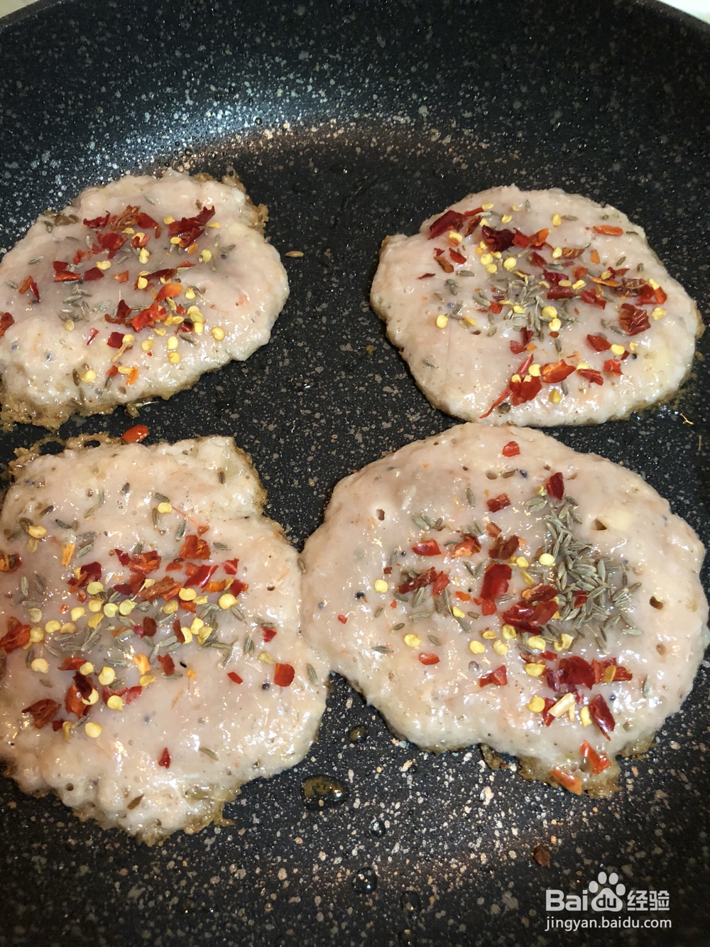 海鲜美食-小海虾饼的做法