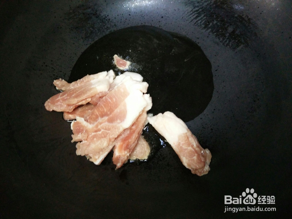 蒜苔炒肉的做法