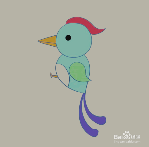 如何画啄木鸟的简笔画？