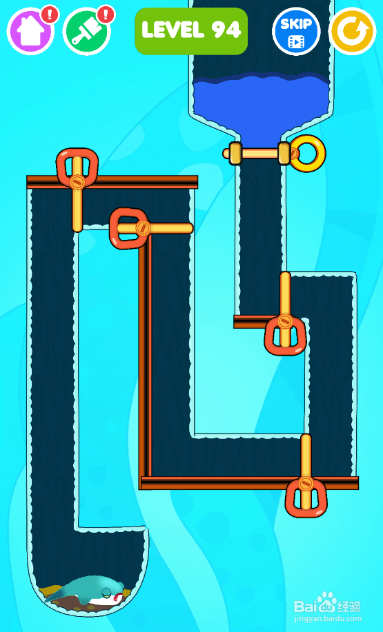 Save The Fish的LEVEL 94如何过关？