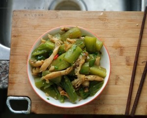 青瓜炒蛏子的做法